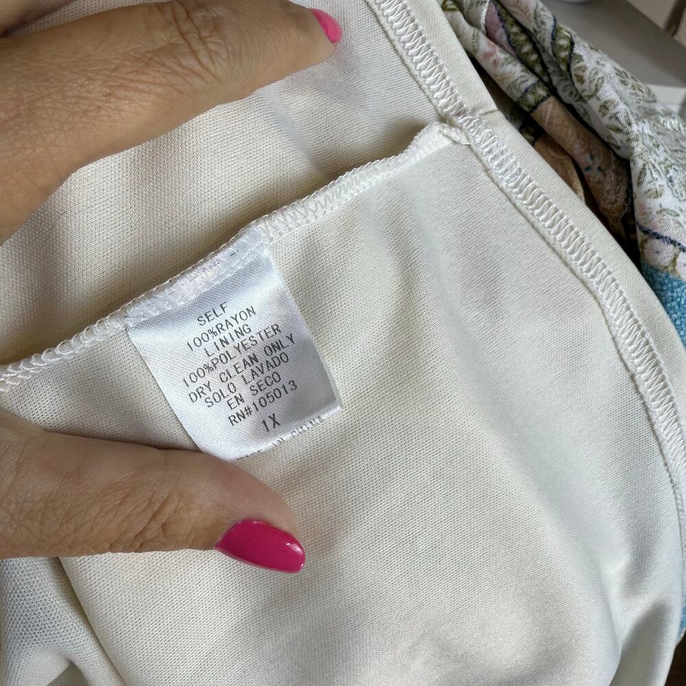 Andre By Unit Plus Sz. 1 X Boho Midi Length Patch… - image 6